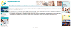 Desktop Screenshot of impf-experten.de